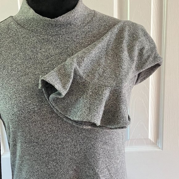 WHBM Knit Silver Dress - Picture 3 of 4